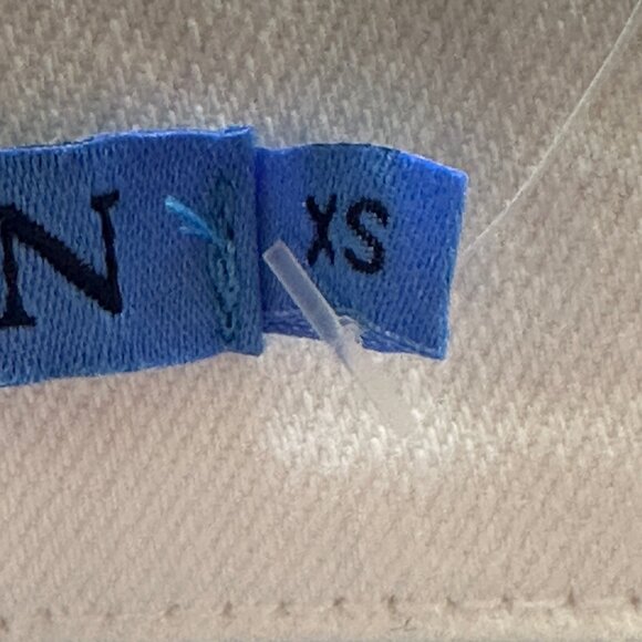 J. McLaughlin Women's Medina White Denim Jacket Gold Buttons Size XS - Picture 7 of 8